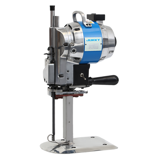 JUKKY CZD-3 Manual Cloth Label Straight Knife Fabric Layer Cutting Machine for Home Use Garment 6"/8"/10" Grinder