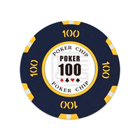 Jetons de poker en nylon personnalisés en métal standard de casino professionnel YH RFID jetons de poker rectangulaires