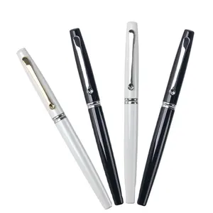 high quality fashion thin custom metal fountain pens for corporate or business gift