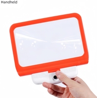 Lupa plegable 3 en 1 con lupa de mesa LED fácil de llevar