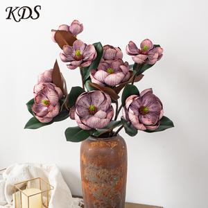 Flores Artificiales de Magnolia <span class=keywords><strong>Grandiflora</strong></span> de Seda de 71 cm, en Oferta, para Decoración de Bodas, Hogar y Oficina - Product Image 4