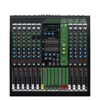 Console de mixage audio professionnelle 8 canaux, 4 entrées micro, 2 entrées stéréo, avec 24 effets DSP, USB, Bluetooth, alimentation fantôme 48V pour enregistrement en studio