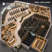 Solution Complète de Fitness : Ensemble d'Équipements de Gymnastique Commerciale OEM de 1500 m² Direct Usine – Machines de Musculation et Cardio à Charge Libre
