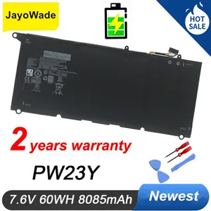 بطارية لاب توب بديلة جديدة PW23Y من المصنع DELL XPS 13 9360 Series RNP72 TP1GT 7.6V 60WH PW23Y بطاريات الكمبيوتر المحمول - Product Image 2