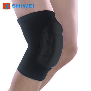 Genouillères Shiwei noires, taille unique, absorption des chocs, pour volley-ball, danse, football, basketball et autres sports - Product Image 5