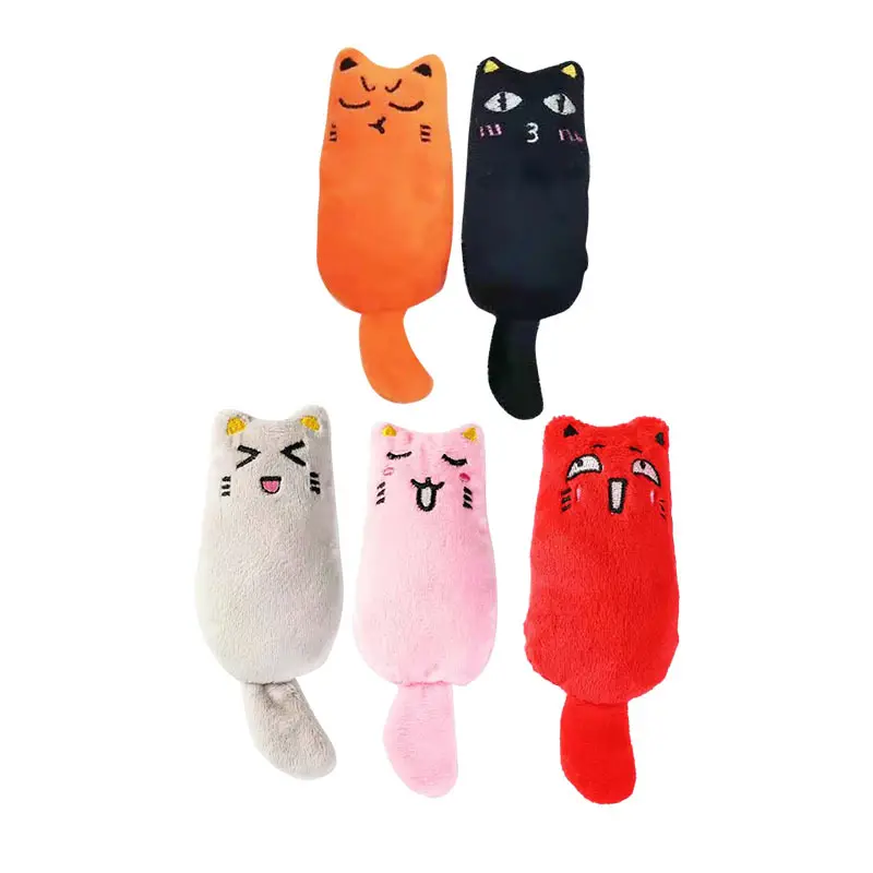 Cat Stuffed Animal Plush Toy With Catnip Thumb Toy Cute Indoor Cat Best Toys