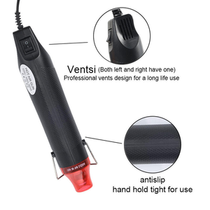 <span class=keywords><strong>Pistola</strong></span> <span class=keywords><strong>de</strong></span> Aire Caliente Portátil Mini <span class=keywords><strong>de</strong></span> 110V y 300W con Cable <span class=keywords><strong>de</strong></span> 2m, <span class=keywords><strong>Pistola</strong></span> <span class=keywords><strong>de</strong></span> <span class=keywords><strong>Calor</strong></span> Manual para Manualidades, Termoencogibles y Arte <span class=keywords><strong>de</strong></span> Uñas - Product Image 5
