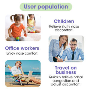 Soins de bébé réduire la congestion nasale patchs d'oignon huile extrait naturel soulagement à longue durée d'action meilleurs autocollants de congestion nasale - Product Image 5