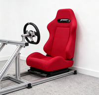 Siège de simulateur de course inclinable LK Pro SR3 Style, cockpit de simulateur de course, chaise de jeu e-sport avec rail coulissant