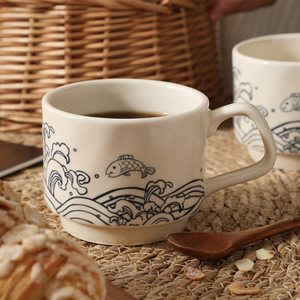 High Quality Wholesale Custom Ceramic Coffee Mug Nordic Style Business Gifts Food Safe Custom Logo Design - Product Image 6