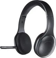 Logitech-auriculares inalámbricos H800 con micrófono, para PC, tabletas y teléfonos inteligentes, color negro, nuevo modelo, para videojuegos