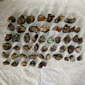 Natural Coating Calcite with Stilbite & Heulandite <b>Crystal</b> Specimen Wholesale Lot - Raw Healing Mineral Collection from India - Product Image 1