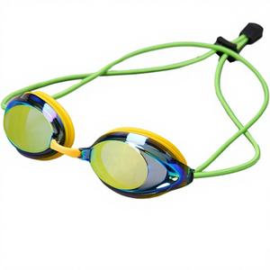 Gafas de Natación de Carreras con Correa Elástica, Impermeables, Antivaho, Lentes de PC Electrochapadas, Modelo XF1700 para Niños - Product Image 1