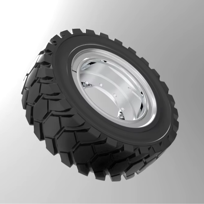Solid Polyurethane Foam Filled Tyre Rubber