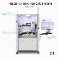 Station de Retravaillage BGA Automatique WDS-1800 790x30mm avec Vision de Pointage, IR 4 Zones + Air Chaud, CNC, POP, CCGA, MES, N2, Grande Machine de Réparation de Cartes Mères