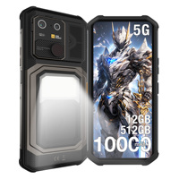 AGM G3 PRO Android 15 5G LTE Smartphone Tangguh Tahan Air Tahan Debu Baterai 10000mAh RAM 12GB Layar 120Hz untuk Petualang
