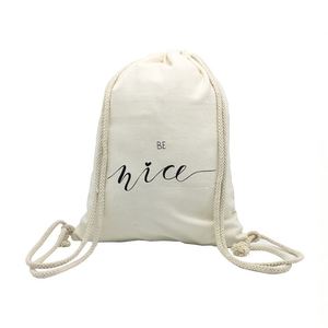 <b>Children</b> DIY Painting Your Own Colouring Cotton Canvas Back Pack Bag Drawstring Bag - Product Image 3