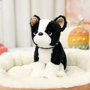Hot Selling Pluche Zittende Simulatie Puppy Huisdier Knuffel Dier Verjaardagsfeestje Cadeau Voor Kinderen Zacht Realistische Puppy Hond Pop - Product Image 4