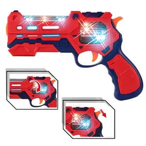 电动激光声枪玩具航空航天光学投影太空枪儿童塑料B/O枪玩具