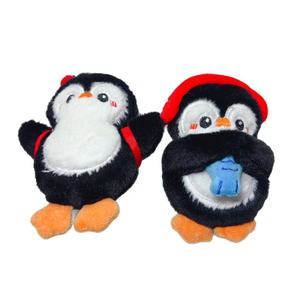 Mặt dây chuyền Túi chim cánh cụt siêu mềm gấu sang trọng búp bê nhỏ móc khóa cho phụ nữ/bạn gái dễ thương Ba lô treo phụ kiện - Product Image 5