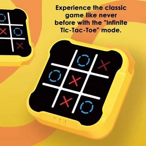 Multifunctional <b>Electronic</b> Tic-Tac-Toe <b>Board</b> <b>Board</b> <b>Games</b> Montessori Puzzle Table <b>Game</b> Chess Chess Set Portable for Adults Kids - Product Image 2