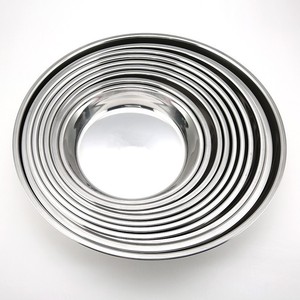 Plaque de cuisson vapeur en acier inoxydable 40 cm, fond plat rond, pour nouilles froides, rouleaux de nouilles de riz, usage hôtelier - Product Image 1