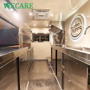 WECARE Remorque de restauration mobile pour bubble tea, café, crème glacée, burgers, avec équipement de cuisine complet - Product Image 6
