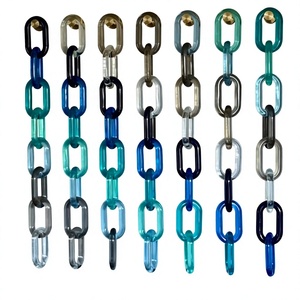 Cadena de Eslabones de Resina de Moda 2026, Hecha a Mano, de Forma Irregular, Multicolor, Artesanía Artística para Decoración del Hogar - Product Image 2