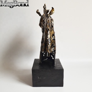 Statuetta <span class=keywords><strong>di</strong></span> Cavallo in Metallo Dipinto e Intagliato, Stile Europeo per Decorazione d'Interni - Product Image 5