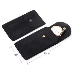 Luda Packing Custom Velvet Watch Pouch Bag Suede Jewelry Packaging for Jewelry Bag Pouch - Product Image 6