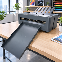 Máquina de corte de vinilo adhesivo de alta velocidad con motor de servicio, alimentación automática, cabezales dobles A2, rodamientos, cámara CCD y corte de contorno