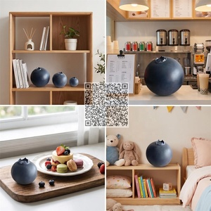 Arándanos Artificiales Gigantes de Espuma, Fruta Falsa de Gran Tamaño para Exhibición Visual, Fruta Artificial Grande para Decoración Moderna de Hoteles - Product Image 3