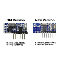 Module récepteur RF sans fil 433 MHz avec code d'apprentissage, décodeur, sortie 4 canaux, kit DIY pour encodage de télécommande 1527
