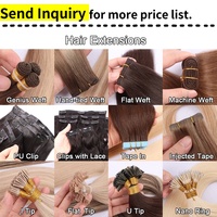 Brun chocolat de qualité supérieure #4 Trame de génie russe Extensions de cheveux humains Trame sans couture Invisible Main Attachée Extensions de cheveux crus