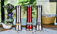 Moulin à sel et à poivre manuel en acier inoxydable réglable, écologique, avec support en acrylique – Vente chaude