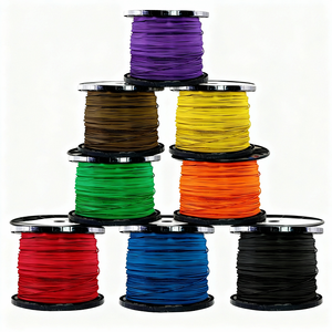 8 10 12 14 16 वग थावन/थाहन pvc इन्सुलेटेड नायलॉन केबल फंसे विद्युत तार ठोस तांबे के कंडक्टर 600v हीटिंग के लिए रेटेड - Product Image 1