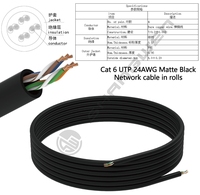 Harnais de signalisation fini IP65 pour intérieur, connecteurs RJ45 8 broches, coque en zinc, coque en acier perlé, CAT6 UTP 24AWG