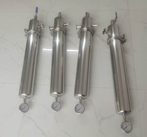 Sanitaire Voedingskwaliteit Triclamp Type Luchtstoom Roestvrijstalen Filterbuis Zeef Met Gesinterde 0.2 Um Cartridge - Product Image 1