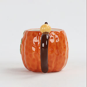 Peint à la main citrouille café thé <span class=keywords><strong>tasse</strong></span> <span class=keywords><strong>tasse</strong></span> Halloween automne récolte citrouille épices - Product Image 2