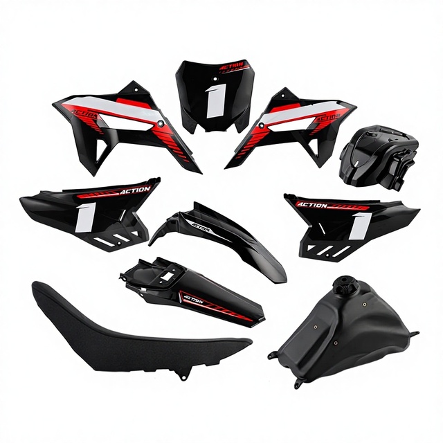 For Honda CRF 230 F CRF230 F 2015-2024 Motorcycle Parts Plastic Fairing Kit Fender Mudguard Seat Tank Plastik Number Ski Plate
