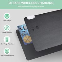 Lylong bantalan Mouse nirkabel isi daya nirkabel RGB Oem murah produsen pabrik Logo kustom