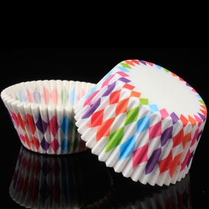 100 Unidades/Juego de Moldes de Papel <span class=keywords><strong>para</strong></span> Cupcakes de Colores Arcoíris, Bandejas <span class=keywords><strong>para</strong></span> Hornear Muffins, Cajas <span class=keywords><strong>para</strong></span> Pasteles, Herramientas de Decoración - Product Image 4