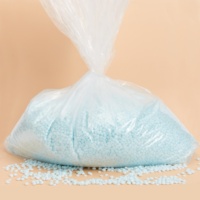 Beurre de karité huile de coco Bluk 10kg 22LB bleu clair parfum de menthe sans colophane épilé Plumeria hypoallergénique haricots de cire dure