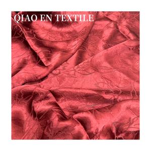 Nouveau Style chinois National Brocade Tissu 100% Polyester Jacquard Imitation Soie 180gsm Trame Teint Abstrait pour Robes Costumes - Product Image 1