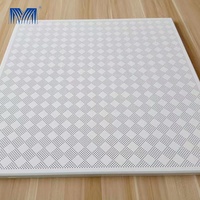 60x60cm acoustique 600*600 4ft par 8ft 3mm alliage de goutte d'aluminium pour déflecteur 3d décoration intérieure 2x2 carreaux de plafond goutte