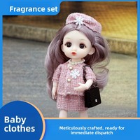 Vêtements pour poupée BJD de 16 cm, ensemble de robe Lolita de style princesse pour filles, modèle BJD1651002, boîte en couleur, sac en filet