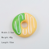 Directo de fábrica, nuevo producto, juguete para perros, simulación de Donut, helado, hamburguesa, resistente a mordeduras, juguetes de sonido de látex para dentición