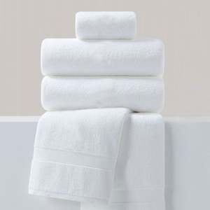 Serviettes de bain de luxe 100% coton avec logo personnalisé, serviettes de bain de luxe pour hôtel 5 étoiles, serviettes de bain en coton pur pour hôtel et spa, serviettes de visage - Product Image 4