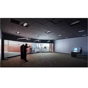 Wall Interactive Game Shooting Simulator High Precision Fast Response Shooting Interactive Wall Projection