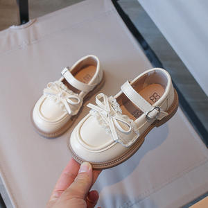 2025新しい女の子プリンセスブリティッシュスタイルカレッジスタイル子供靴小さな革メアリージェーンスカートソフトボトムキッズパーティー - Product Image 2